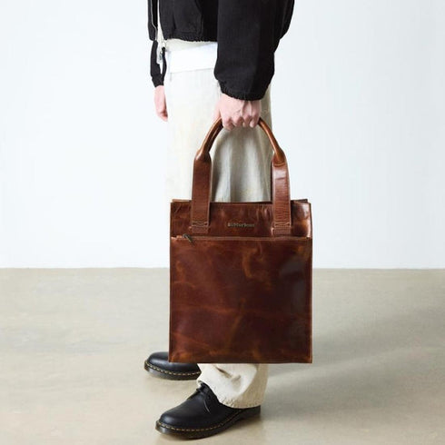 Dr Martens Amber Tan Leather Tote Bag Mayhem RB